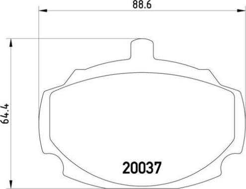 Brembo P 52 001 - Komplet Pločica, disk-kočnica www.molydon.hr