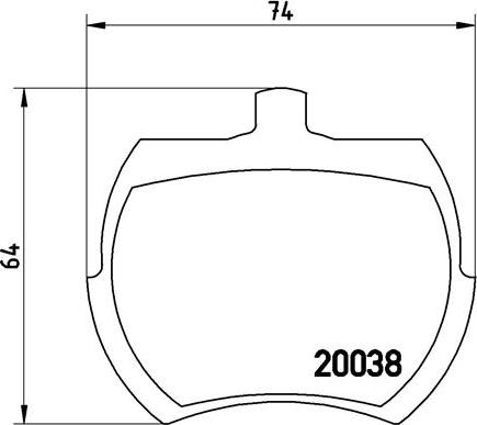 Brembo P 52 002 - Komplet Pločica, disk-kočnica www.molydon.hr