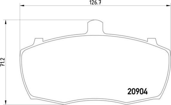 Brembo P 52 013 - Komplet Pločica, disk-kočnica www.molydon.hr