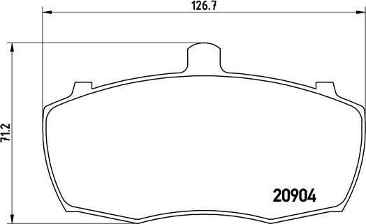 Brembo P 52 012 - Komplet Pločica, disk-kočnica www.molydon.hr