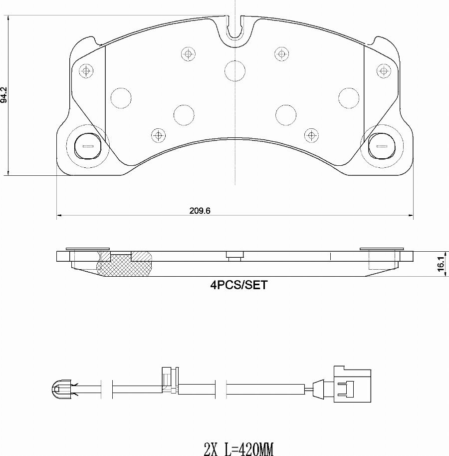 Brembo P 65 049 - Komplet Pločica, disk-kočnica www.molydon.hr