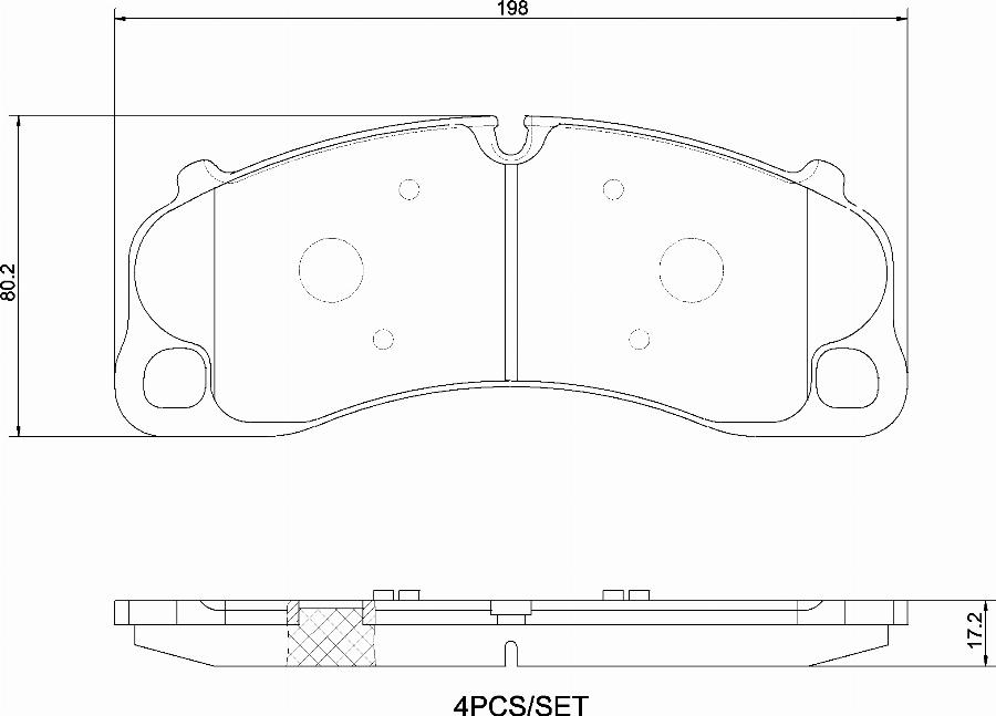 Brembo P 65 045 - Komplet Pločica, disk-kočnica www.molydon.hr