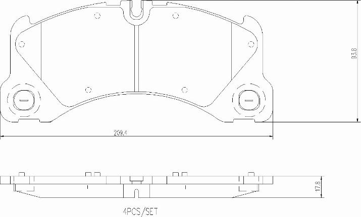 Brembo P65046N - Komplet Pločica, disk-kočnica www.molydon.hr