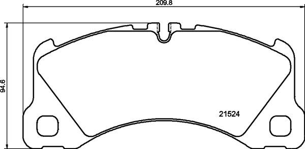 Brembo P 65 046 - Komplet Pločica, disk-kočnica www.molydon.hr