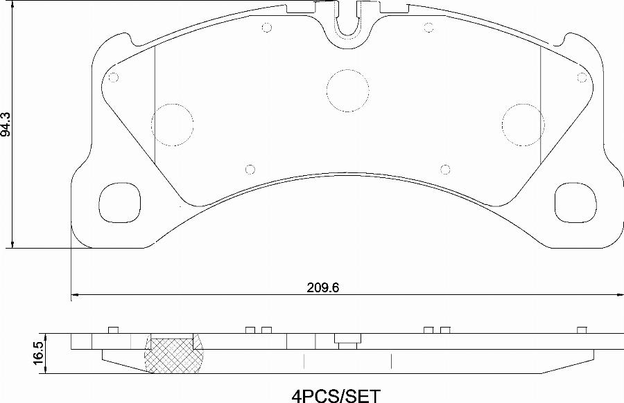 Brembo P65047N - Komplet Pločica, disk-kočnica www.molydon.hr