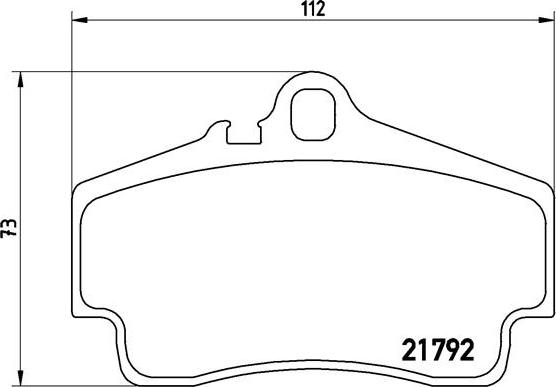 Brembo P 65 008 - Komplet Pločica, disk-kočnica www.molydon.hr