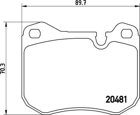 Brembo P 65 002 - Komplet Pločica, disk-kočnica www.molydon.hr