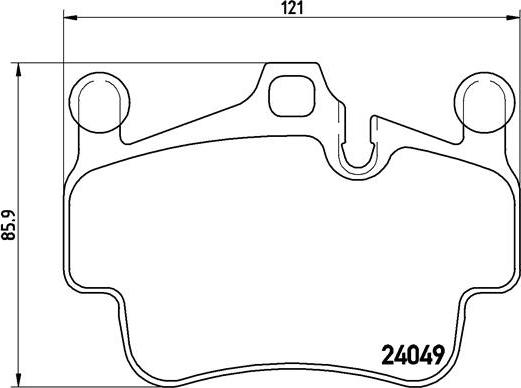 Brembo P 65 014 - Komplet Pločica, disk-kočnica www.molydon.hr