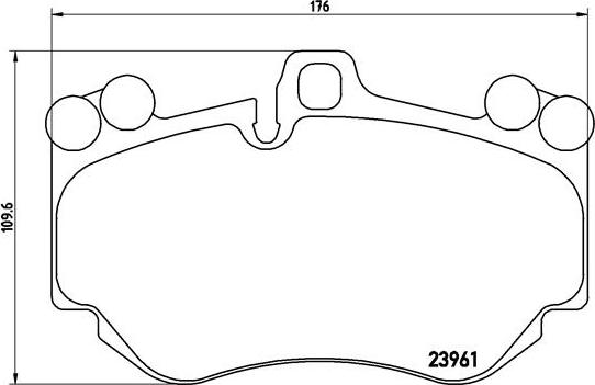 Brembo P 65 016 - Komplet Pločica, disk-kočnica www.molydon.hr