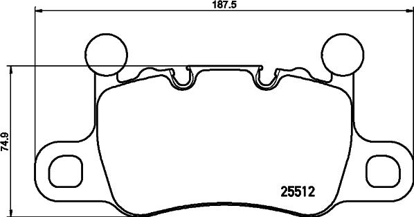 FTE 9005189 - Komplet Pločica, disk-kočnica www.molydon.hr