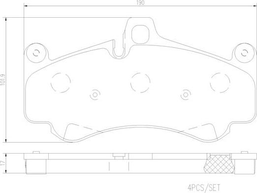 Brembo P65032N - Komplet Pločica, disk-kočnica www.molydon.hr