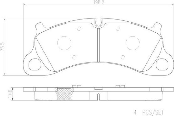 Brembo P65025N - Komplet Pločica, disk-kočnica www.molydon.hr