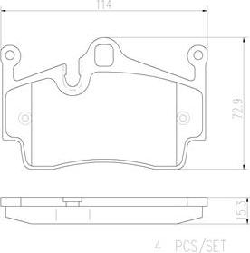 Brembo P65028N - Komplet Pločica, disk-kočnica www.molydon.hr