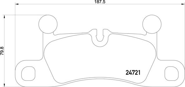 Brembo P 65 027 - Komplet Pločica, disk-kočnica www.molydon.hr