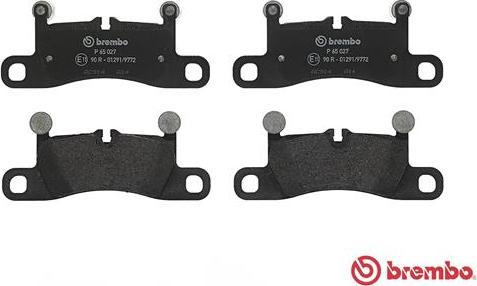 Brembo P 65 027 - Komplet Pločica, disk-kočnica www.molydon.hr