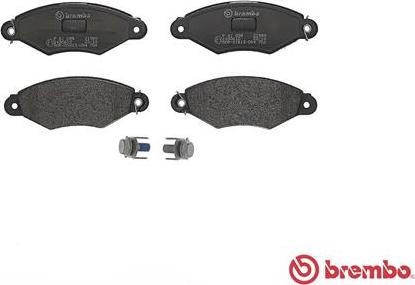 Brembo P 61 098 - Komplet Pločica, disk-kočnica www.molydon.hr