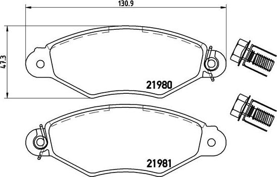 Magneti Marelli 323700011800 - Komplet Pločica, disk-kočnica www.molydon.hr