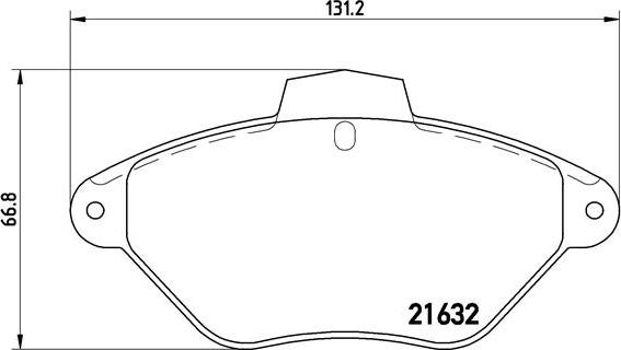 Brembo P 61 053 - Komplet Pločica, disk-kočnica www.molydon.hr