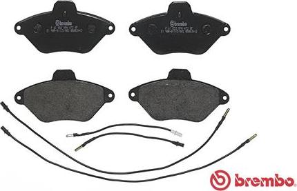 Brembo P 61 053 - Komplet Pločica, disk-kočnica www.molydon.hr