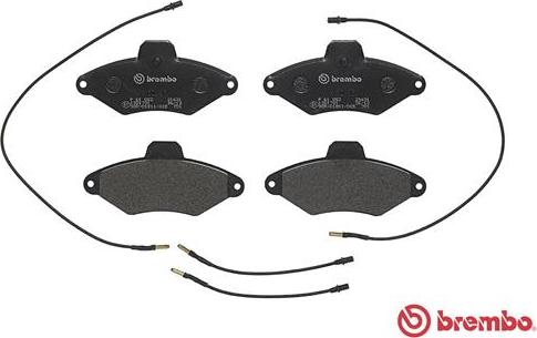 Brembo P 61 052 - Komplet Pločica, disk-kočnica www.molydon.hr