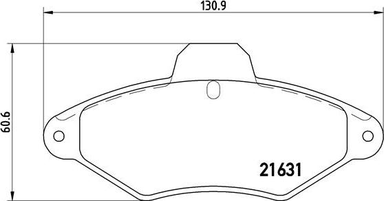 Brembo P 61 052 - Komplet Pločica, disk-kočnica www.molydon.hr