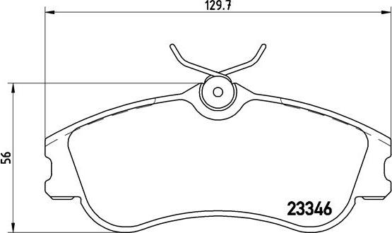 Brembo P 61 069 - Komplet Pločica, disk-kočnica www.molydon.hr