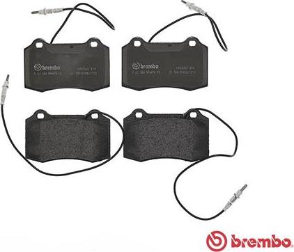 Brembo P 61 064 - Komplet Pločica, disk-kočnica www.molydon.hr