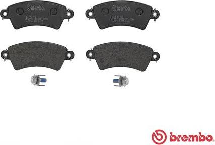 Brembo P 61 065 - Komplet Pločica, disk-kočnica www.molydon.hr