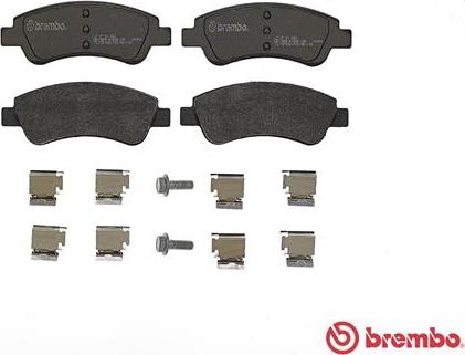 Brembo P 61 066 - Komplet Pločica, disk-kočnica www.molydon.hr