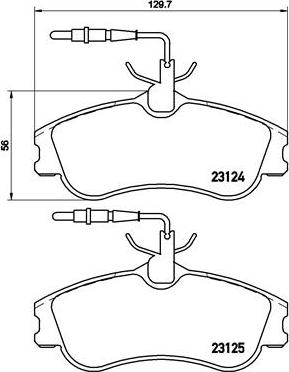 Brembo P 61 060 - Komplet Pločica, disk-kočnica www.molydon.hr