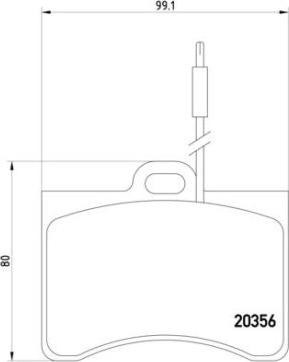 Brembo P 61 012 - Komplet Pločica, disk-kočnica www.molydon.hr