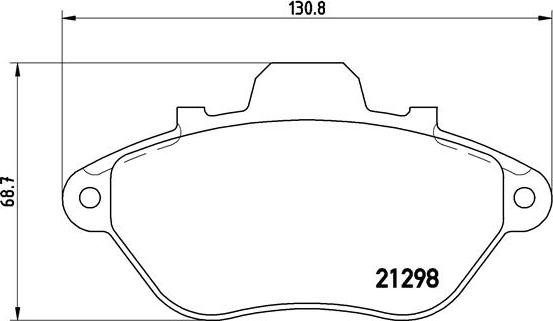 Brembo P 61 039 - Komplet Pločica, disk-kočnica www.molydon.hr