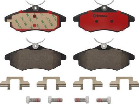 Brembo P61074N - Komplet Pločica, disk-kočnica www.molydon.hr