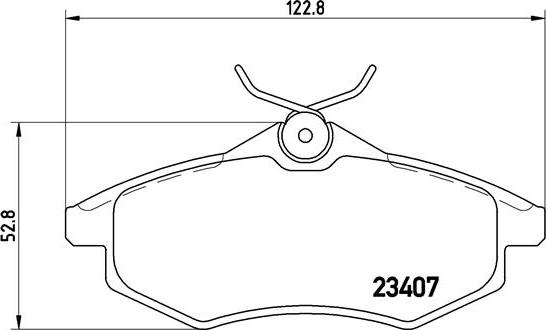 Brembo P 61 074 - Komplet Pločica, disk-kočnica www.molydon.hr