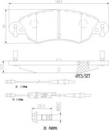 Brembo P61070N - Komplet Pločica, disk-kočnica www.molydon.hr