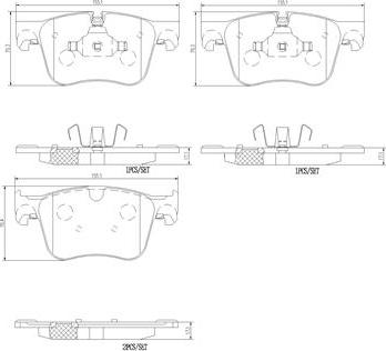 Brembo P61127N - Komplet Pločica, disk-kočnica www.molydon.hr