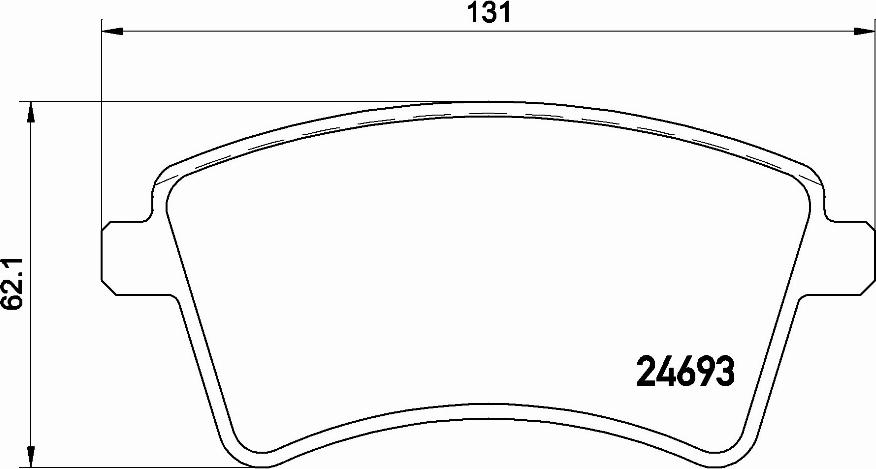 Brembo P 68 044E - Komplet Pločica, disk-kočnica www.molydon.hr