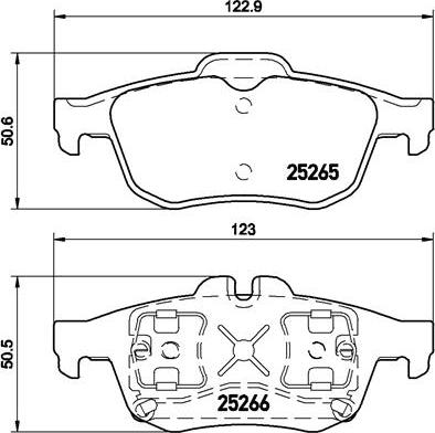 Brembo P 68 057 - Komplet Pločica, disk-kočnica www.molydon.hr