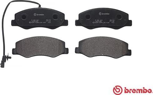 Brembo P 68 061 - Komplet Pločica, disk-kočnica www.molydon.hr