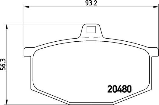 Brembo P 68 005 - Komplet Pločica, disk-kočnica www.molydon.hr