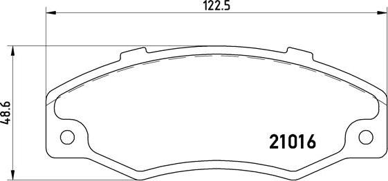 Brembo P 68 016 - Komplet Pločica, disk-kočnica www.molydon.hr