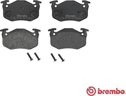 Brembo P 68 018 - Komplet Pločica, disk-kočnica www.molydon.hr