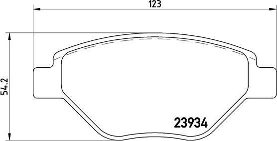 Brembo P 68 031 - Komplet Pločica, disk-kočnica www.molydon.hr