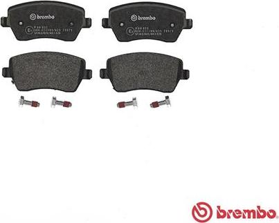 Brembo P 68 033 - Komplet Pločica, disk-kočnica www.molydon.hr