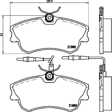 Brembo P 68 023 - Komplet Pločica, disk-kočnica www.molydon.hr