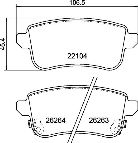 Brembo P 68 074 - Komplet Pločica, disk-kočnica www.molydon.hr