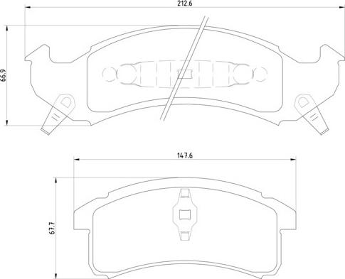 Brembo P 09 002 - Komplet Pločica, disk-kočnica www.molydon.hr