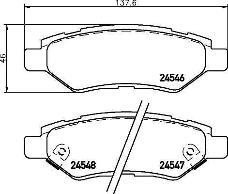 Brembo P 09 014 - Komplet Pločica, disk-kočnica www.molydon.hr