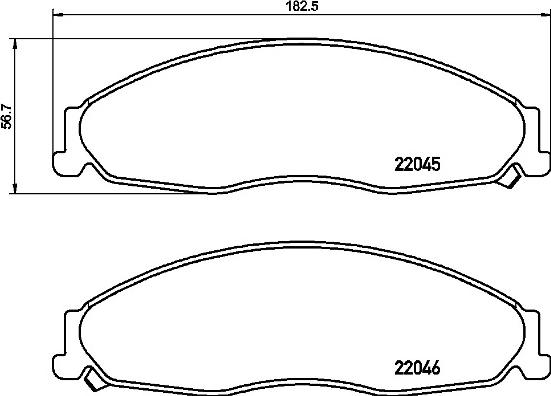 Brembo P 09 011 - Komplet Pločica, disk-kočnica www.molydon.hr