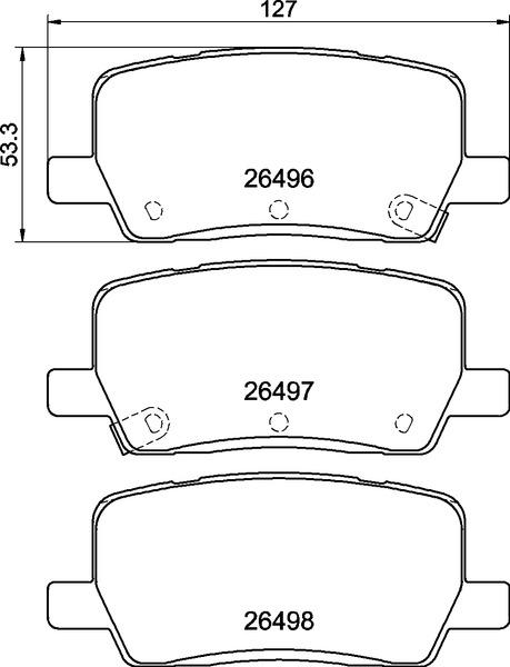 Brembo P 09 032 - Komplet Pločica, disk-kočnica www.molydon.hr